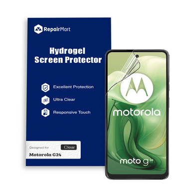 Motorola G24 Compatible Premium Hydrogel Screen Protector With Full Coverage Ultra HD